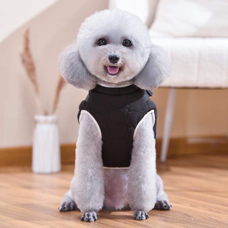 Bear Coat For Small Medium Dog D-Ring Puppy Anmial Jacket Winter Warm Cotton Paded Fleece XS 4XL Pet Harness Vest Outfit Clothes