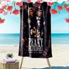 Peaky Blinders Print Beach Towel, Large Soft Quick Dry Towel for Beach Camping Swimming