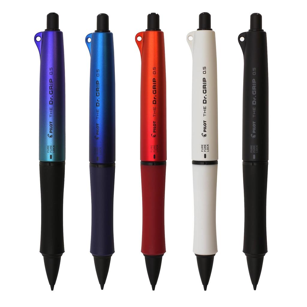 PILOT Druckbleistift The Grip Schwarzer Akzent Tiefes Lila HTDGB15DPU Pilot Druckbleistift Dr. 0,5 mm