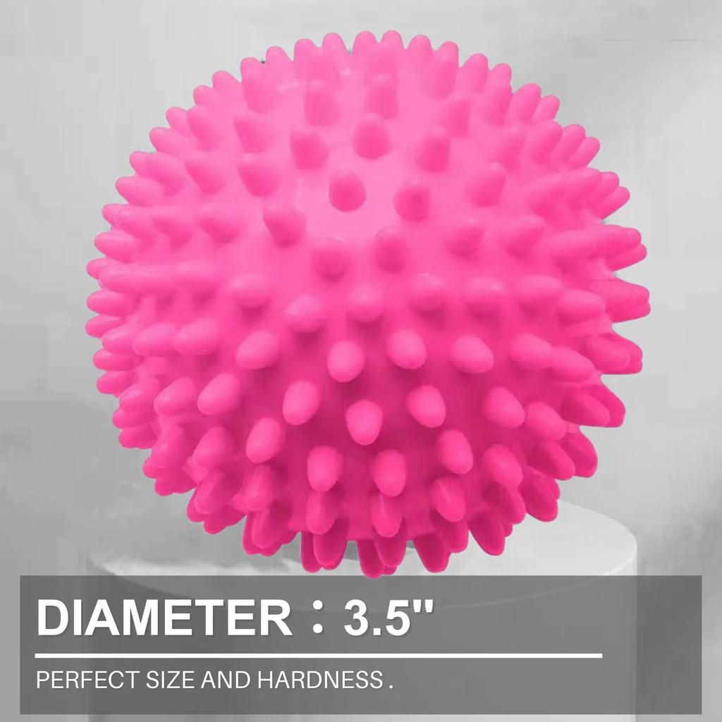 Spiky Massage Ball for Plantar Fasciitis Deep Tissue Myofascial Release Foot Pain Relief Muscle Knot Relaxation Tool