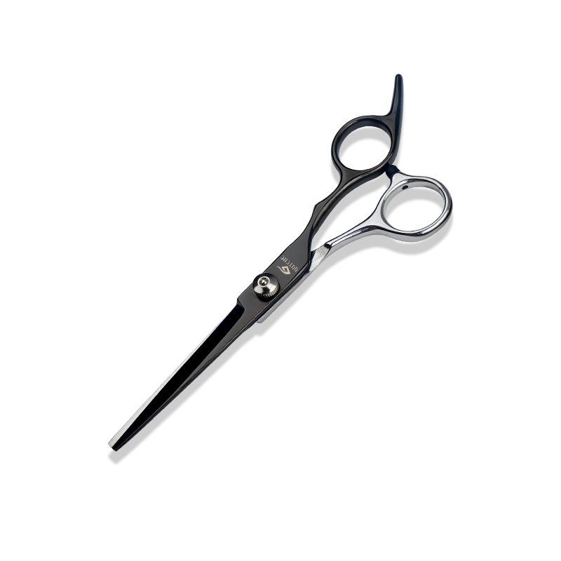 6-Inch White Hairdressing Scissors Set: Flat & Tooth Scissors for Adults and Kids