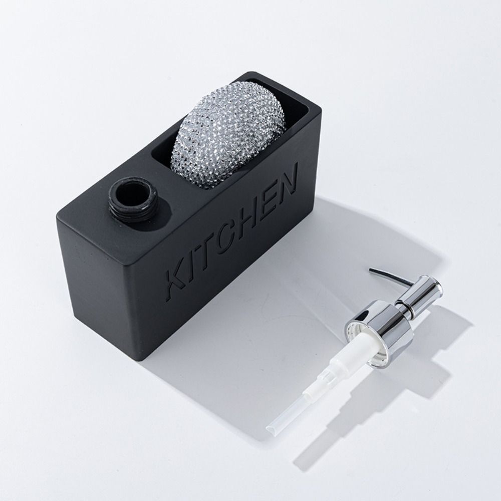 With Holder Soap Dispenser Resin Detergent Dispenser Liquid Hand Soap Dispenser  Kitchen