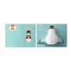 Christmas 3D Pop Up Thank You Cards Blessing Cards Christmas Postcard Greeting Cards With Envelope