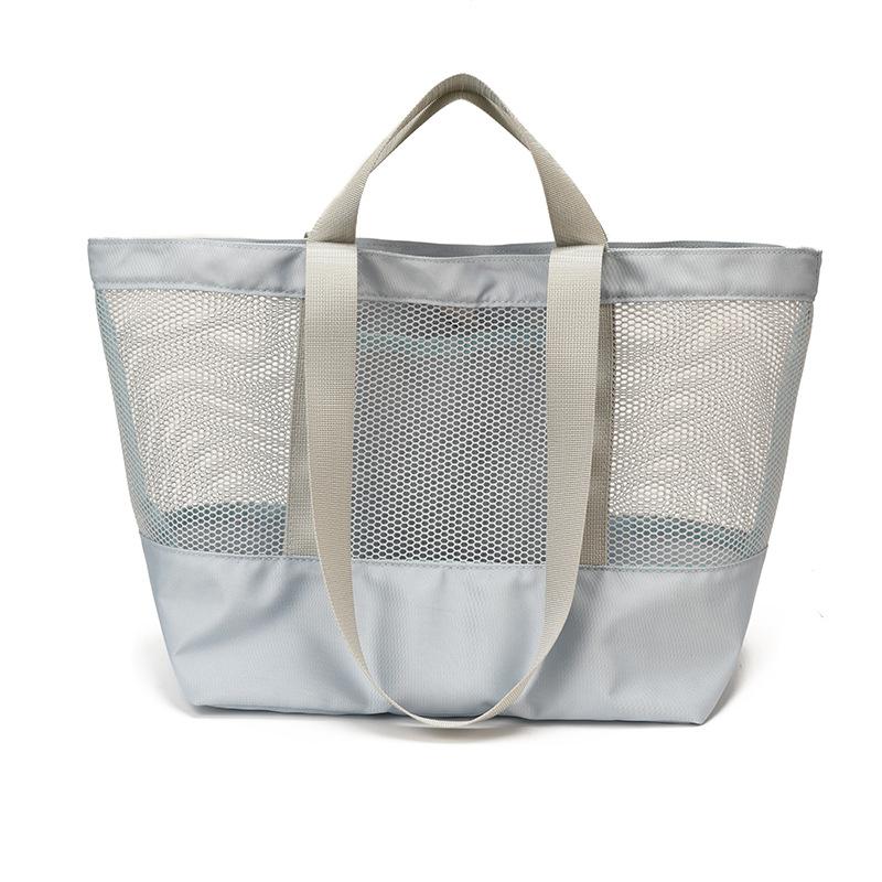 Holiday Mesh Bag - Color-matched Single-shoulder Handbag for Shopping and Storage