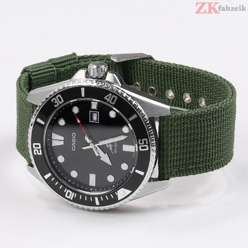 Nylon Watch Straps 16mm 18mm 20mm 24mm Army Woven Elastic Strap for 22mm Seiko Strap Wristband Military Men's Sport Watchband
