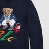 Polo Ralph Lauren SS24 Bear Pattern Letter Hoodie Long Sleeve Knit Sweater Men Sweater Dark-Blue MNPOSWE16821783-410