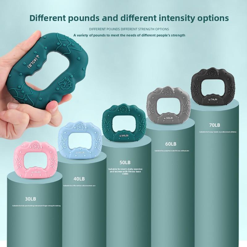 New Grip Silicone Grip Ring Wrist Finger Training Equipment Forearm Strength Training Grip
