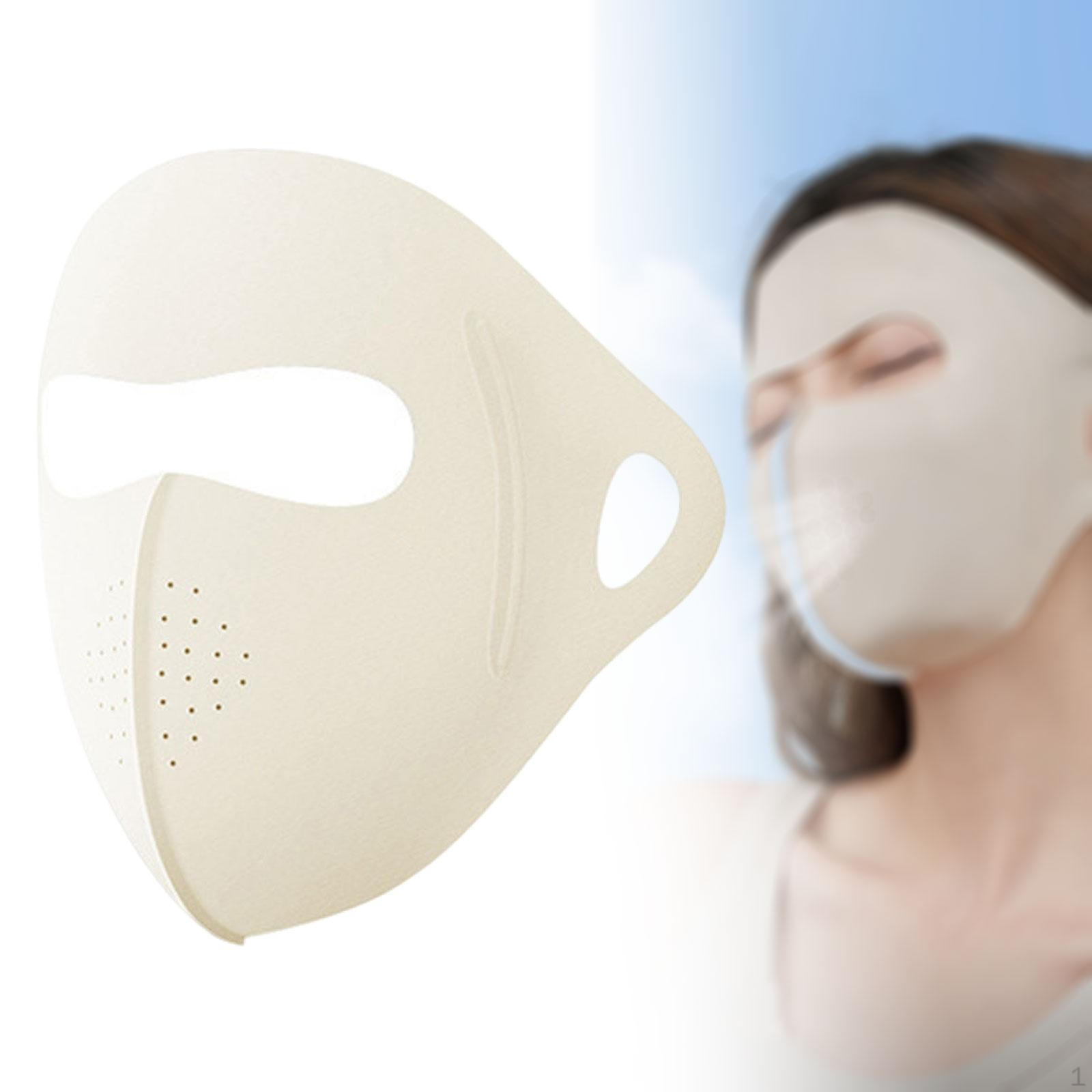 

Охлаждающая защитная маска для лица с регулируемыми ушными петлями, дышащая защита от солнца для шопинга бежевый