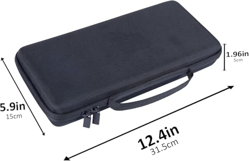 co2CREA Storage Case Compatible with Logitech MX KEYS mini KX700GR/KX700GRd Minimalist Wireless Illuminated Keyboard, Black (Case Only)