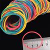 400 Multi Color Elastic Rubber Bands Mixed Sizes Practical Natural Latex Stretchable for Crafting Office and Kitchen Use