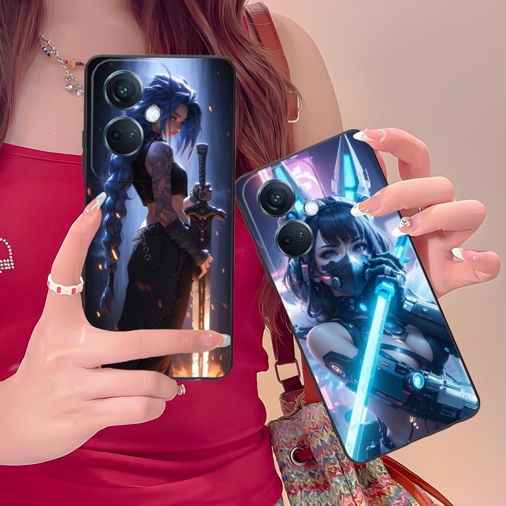 Funda de Teléfono Móvil de Chica Anime para OPPO Find X9 X8 X7 X6 X5 X3 X2 Plus s Pro Ultra Lite Funda con Impresión Colorida Bonita