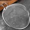 Stainless Steel Skimmer Fine Mesh Colander For Filtering Soup Frying Food Hanging Edges Kitchen Accessory
