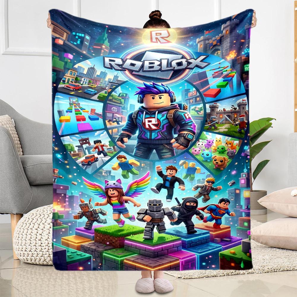 Coperta Roblox 112 Comoda Adatta per Sedia da Spiaggia Ufficio per Tutte le Occasioni Moderna Adatta per Regalo a Parenti e Amici