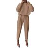 Women's Solid Color Long Sleeve Two-Piece Set - New Autumn/Winter Fashion