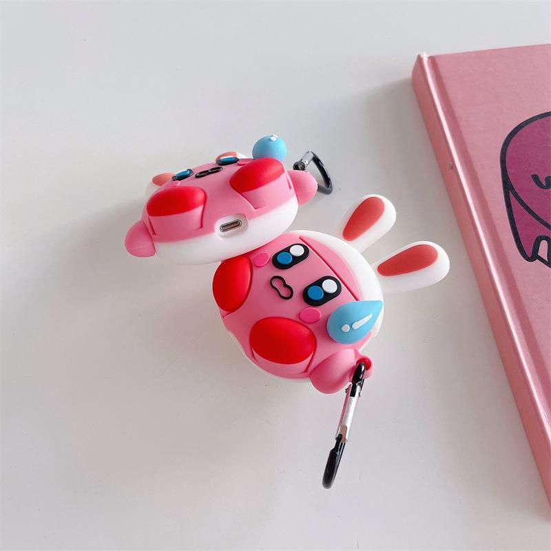 Rabbit hat star AirPods pro for apple bluetooth wireless 1/2/3 generation earphone cover cartoon silicone