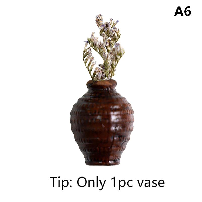 

1/8Pcs Ceramic Vase Refrigerator Magnet Flower Holder Mini Flower Arrangement Po Message Board Stickers 3D Stereo Home Decor