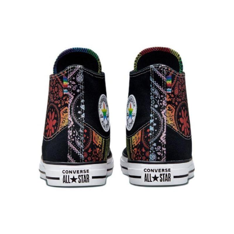 Converse Chuck Taylor All Star Unisex High Canvas Shoes Casual Versatile Wear-resistant Black Green A02268C