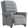 VidaXL Electric Recliner Light Grey Fabric 3303294