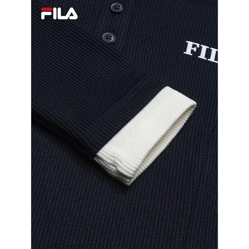 FILA Women's Knitted Hooded Long Sleeve T-Shirt