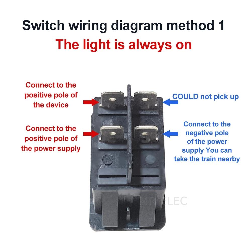 LED Car Fog Light Switch Modified Switch Rocker Boat Headlight Switch 2pcs ASW-17D 12V 35A