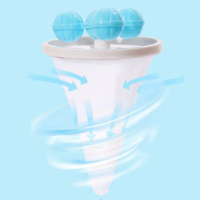 Pack of 4 Filter Bags Pet Hair Remover Hair Filter Bags for Washing Machine Reusable Washing Machine Hair Catcher