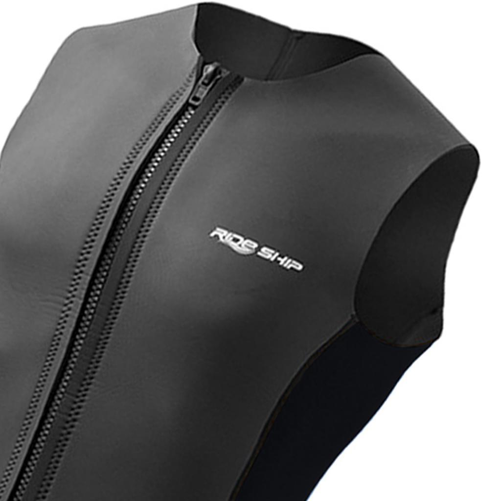 Wetsuit Top Wet Suit Front Zip Snorkeling Vest,Zipper Diving