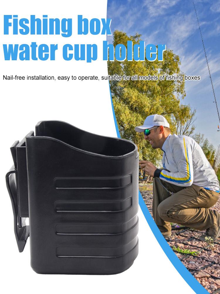 Plastic Fishing Barrel Bottle Holder Easy Installation Fishing Box Water Cup Frame Removable  Lightweight for Fished Gear
