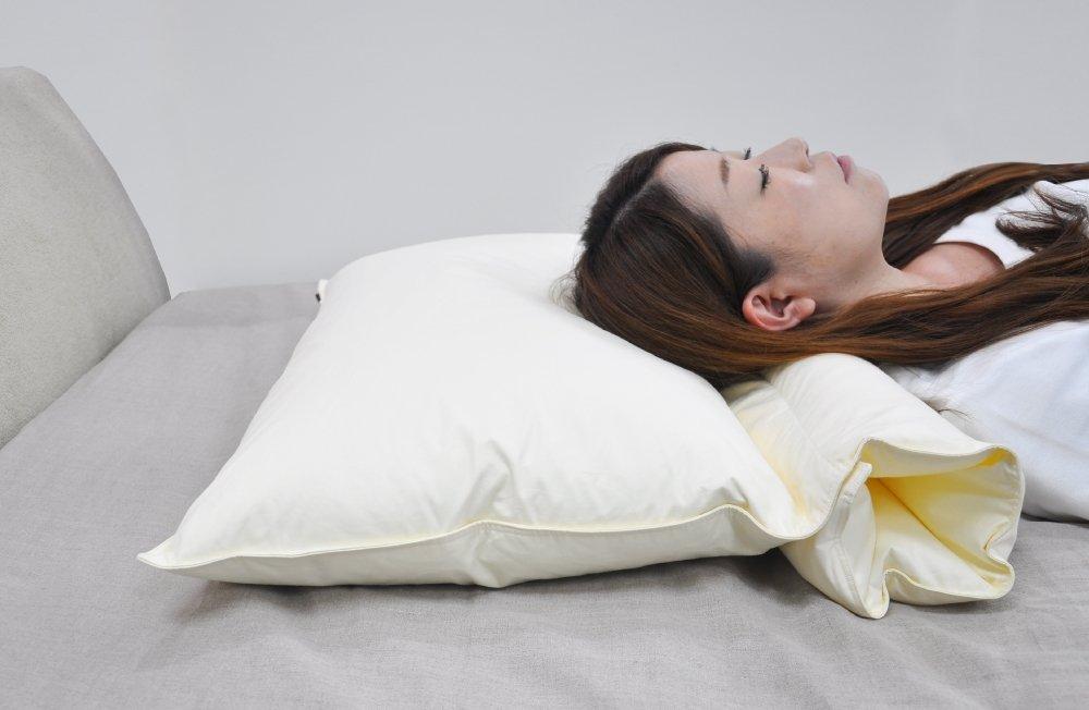 BOMA Folding Pillow with White Pillowcase (OKMWH) for Hotels and Inns