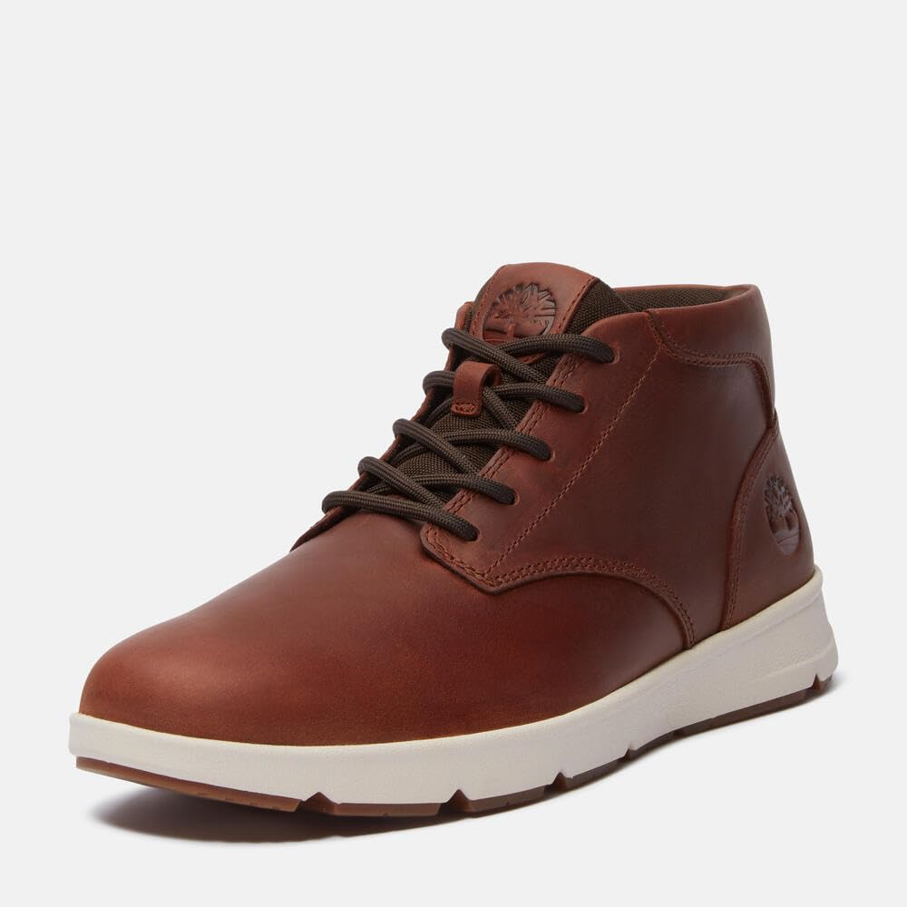 Timberland Parker Street Mid Rust Full Size Men's Sneakers, TB0A6C7TEM61, Grain, 9.0 / 27.0cm
