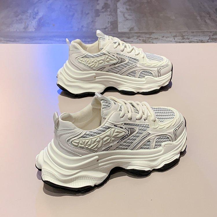 Fashion Autumn Sport Shoes for Women Lace-Up Casual Sneaker Breathable Wear Resistant 2024 Trend Fashion Women's Shoes Zapatillas Muje