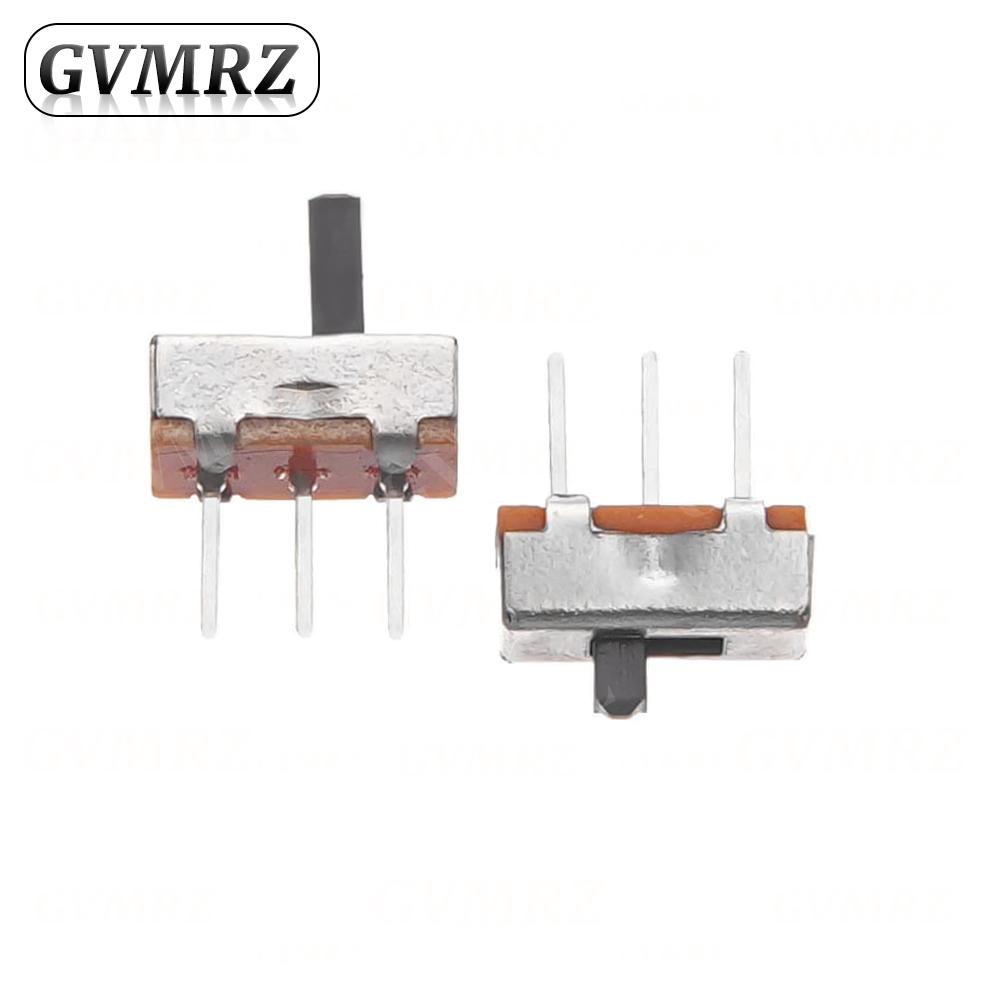 20Pcs SS12D00 Interruptor On-Off Mini Slide Switch 3pin 1P2T 2 Position High Quality Toggle Switch Handle Length 2mm 3mm 4mm 5mm