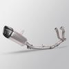 CRF1100L Titanium Alloy Exhaust System with Integrated Front, Middle, and Rear Pipes