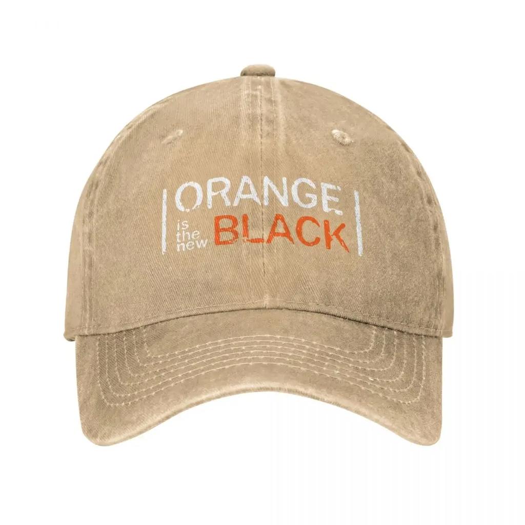 Harajuku Orange Is The New Black Plus Size Baseball Cap OITNB Distressed Denim Hats Cap Vintage Outdoor Adjustable Fit Headwear