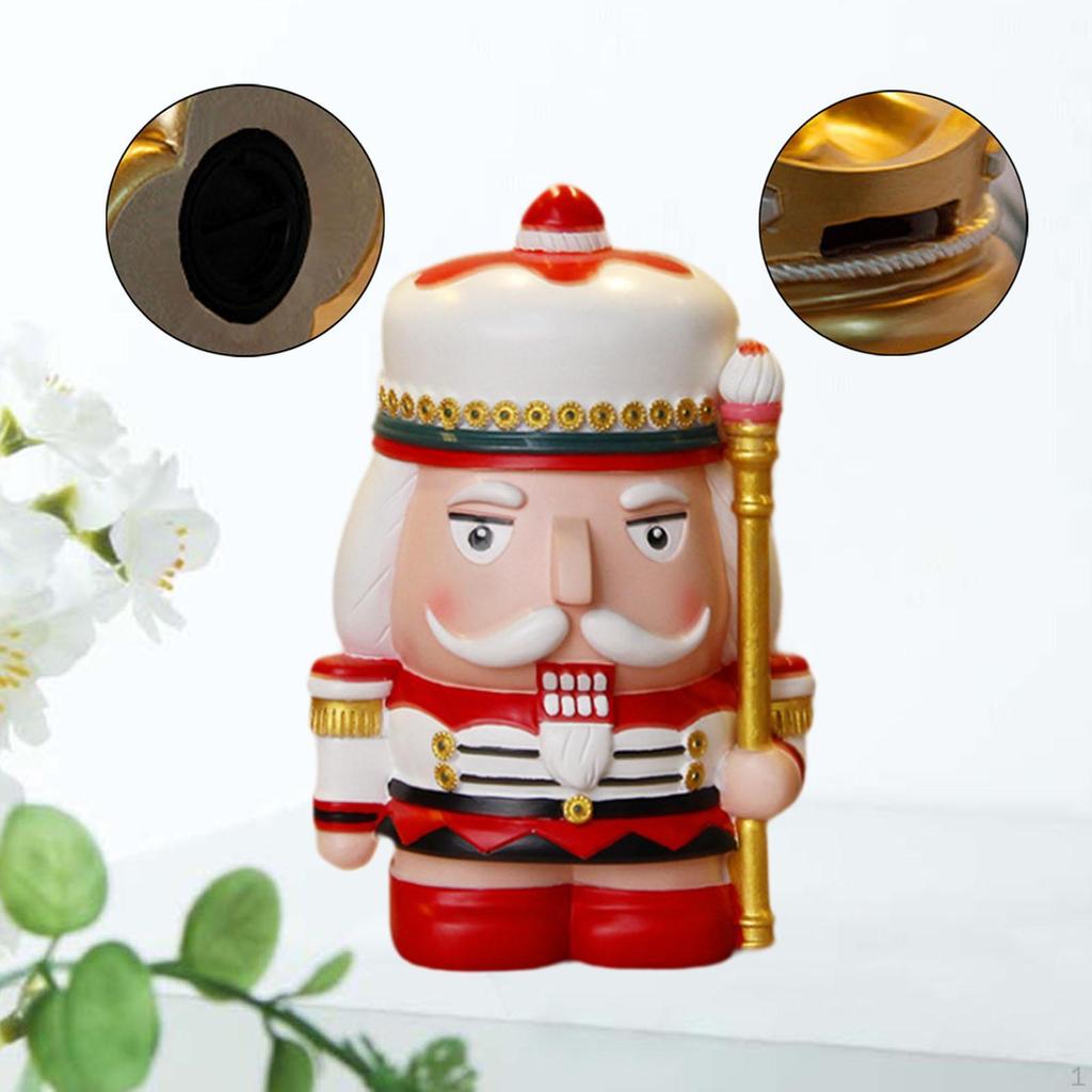 Jule Nøtteknekker ,Nøtteknekker Soldat Sparebøsse ,Xmas Mynt Sparekrukke