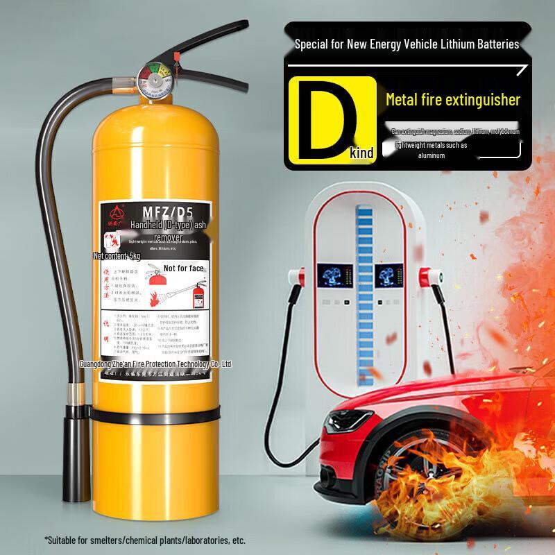 Portable D-Class Metal Fire Extinguisher