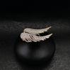 Fashionable Exquisite Feather Brooch Retro Personalized Pin Gorgeous Jewelry Accessories Party Festival Gift Souvenir