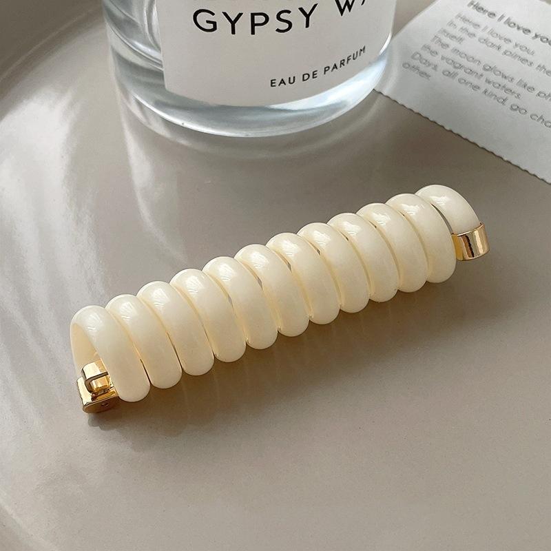 

Спіральна гумка для волосся Довгі бухти Гумка для волосся Однотонні мотузки для волосся Водонепроникні коси Кільця для волосся Еластичний тримач для хвостика Аксесуари для волосся для жінок і дівчат 1pc