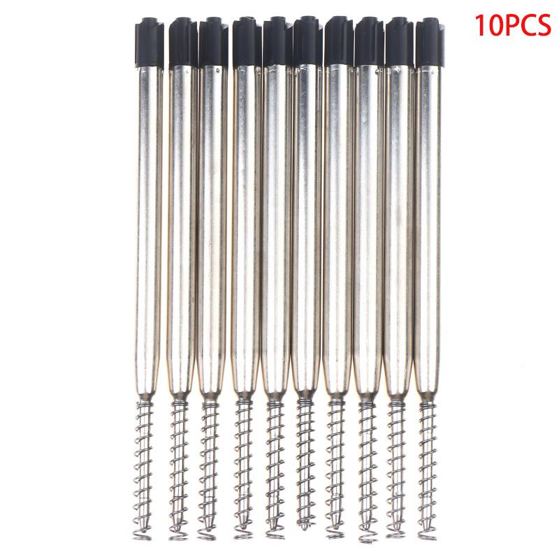 

10Pc 1mm Ballpoint Pen Refills Ink Disappear Invisible Pen Smooth Good Writing Slowly Signature Refill Blue School Rods G2 чёрный