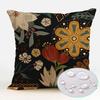 Polyester Waterproof Pillow Cover With Floral Pattern For Living Room Decor