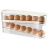 Automatic Slide Egg Holder for Fridge Door and Kitchen Countertop