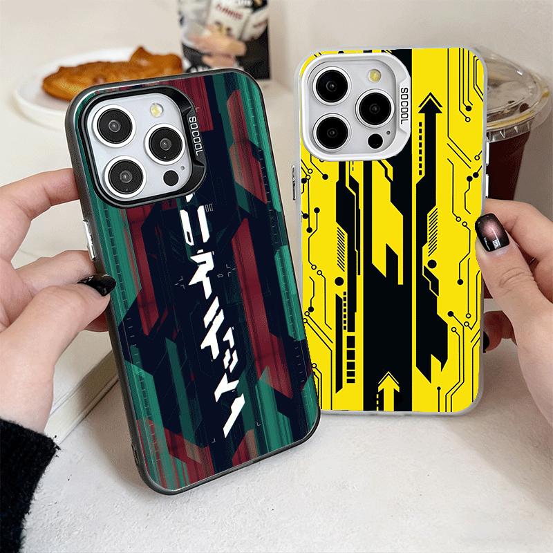 Cyberpunk Aesthetics Soft Phone Case for iPhone 15 16 17 Pro Max 17Air 16E 14 Plus 13 12 Mini Shockproof Cover Back Shell
