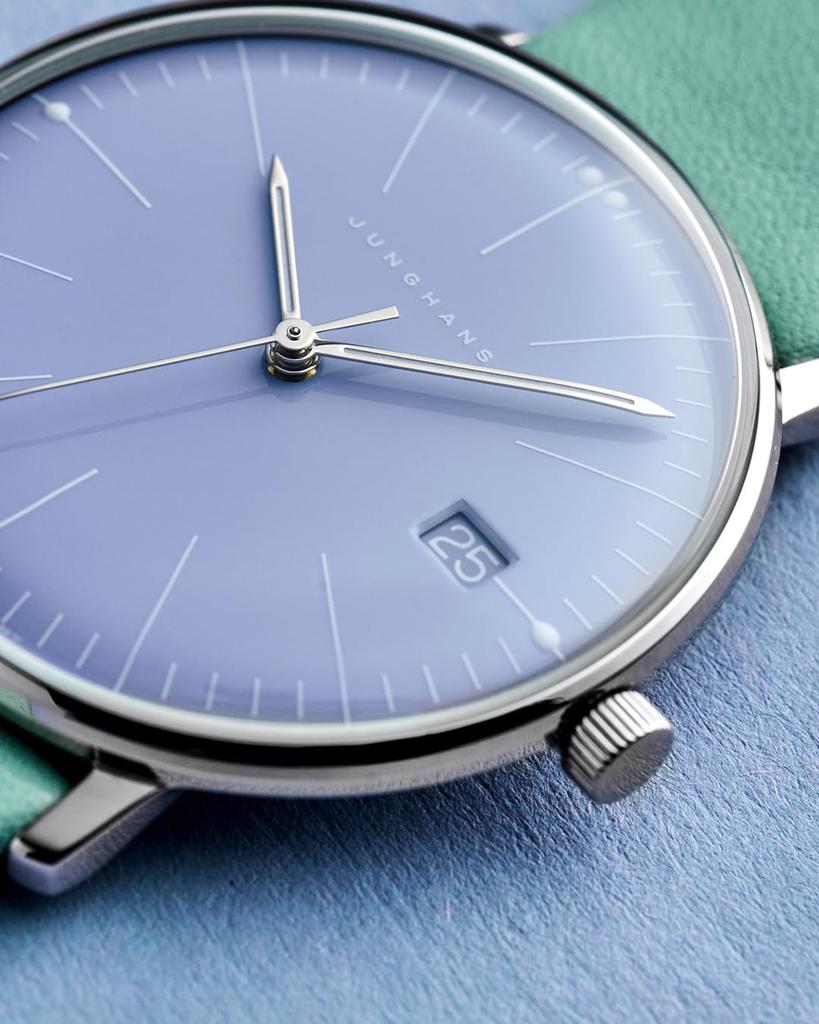 Junghans Max Bill Dress Green Watch, Women's Quartz, 47, 4554, 02,