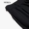 MO&Co. British Style A-Line High-Waist Mid-Length Skirt