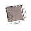 Vintage alloy coasters, plum orchid bamboo chrysanthemum coasters, cup holders, heat insulation pads, tea ceremony accessories