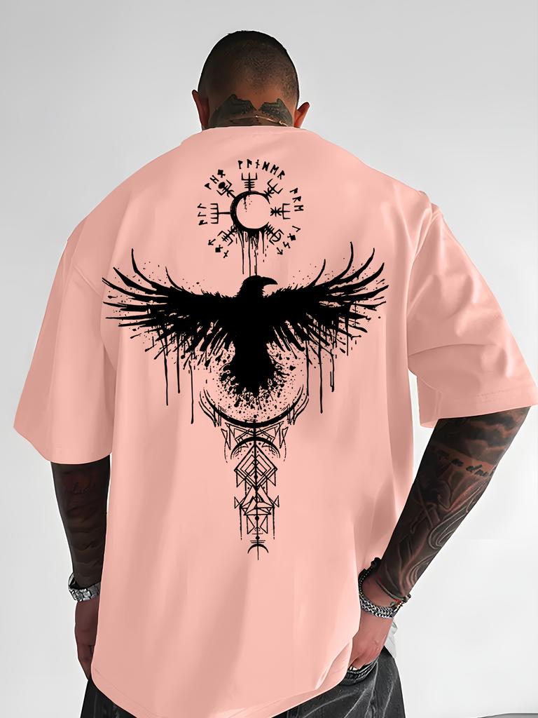 New Tribal Print 100 Cotton Trendy Men Woment Tshirt Summer Autumn Daily Outdoor Sports Party Casual Loose Street Short Sleeve