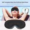 3D Contoured Eye Mask – Breathable & Ultra-Comfortable For Deep Sleep | Blocks Light Without Pressure On Eyes