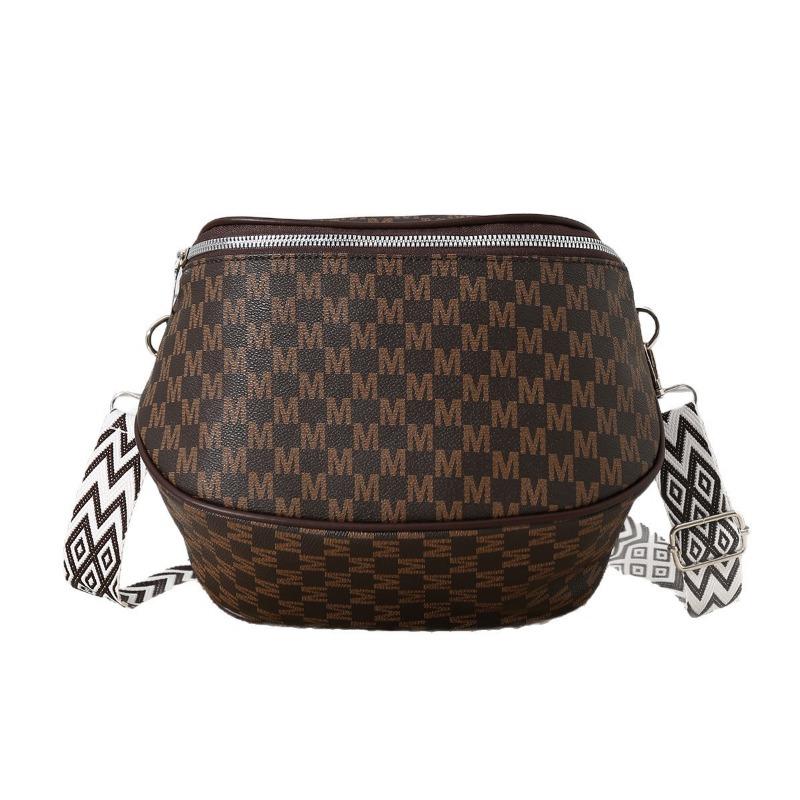 Large Capacity Bag New Retro Letter Printed Messenger Breast Bag Women's Bag Shoulder Bag Women's Messenger Bag