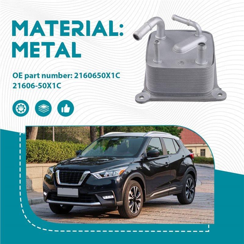 2160650X1C 21606-50X1C Motorölkühler für Nissan Kicks P15 Dacia Sandero III 2025 Kühlerkühlsystem