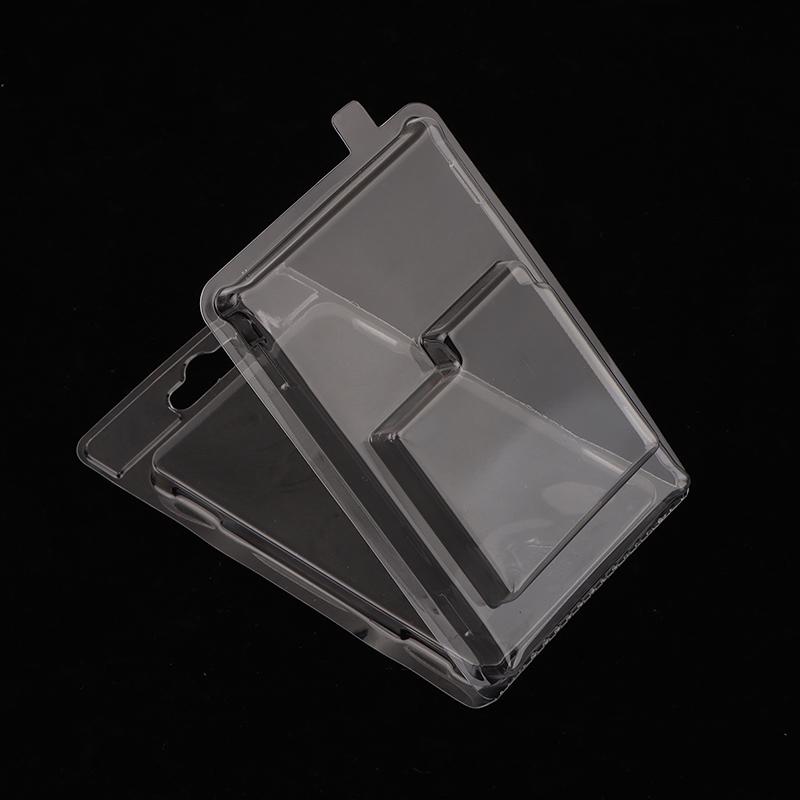 Blister Plastic Transparent Packaging Box Keychain Case Cover Cosmetic Gift Box Display Box With Hang Hole