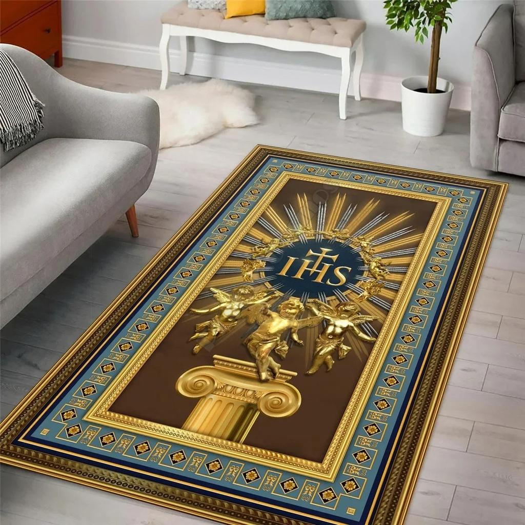Napoleon Coat Of Arms Carpet Living Room Decoration Hallway Large Size Soft Decor Rugs Bedroom Home Hotel Floor Mat Washable